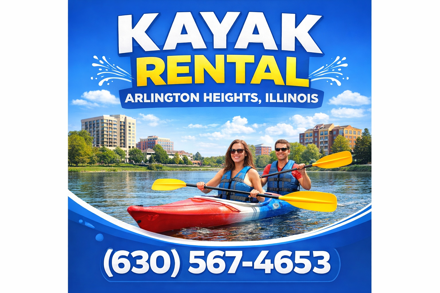 Kayak Rental Near Me in Arlington Heights: Paddle the River Your Way