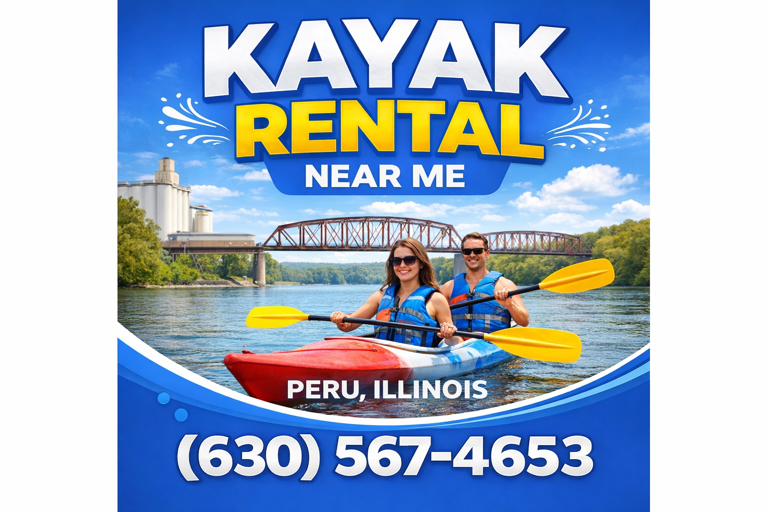 Kayak Rental Near Me in Peru: Paddle the Illinois River with Ease