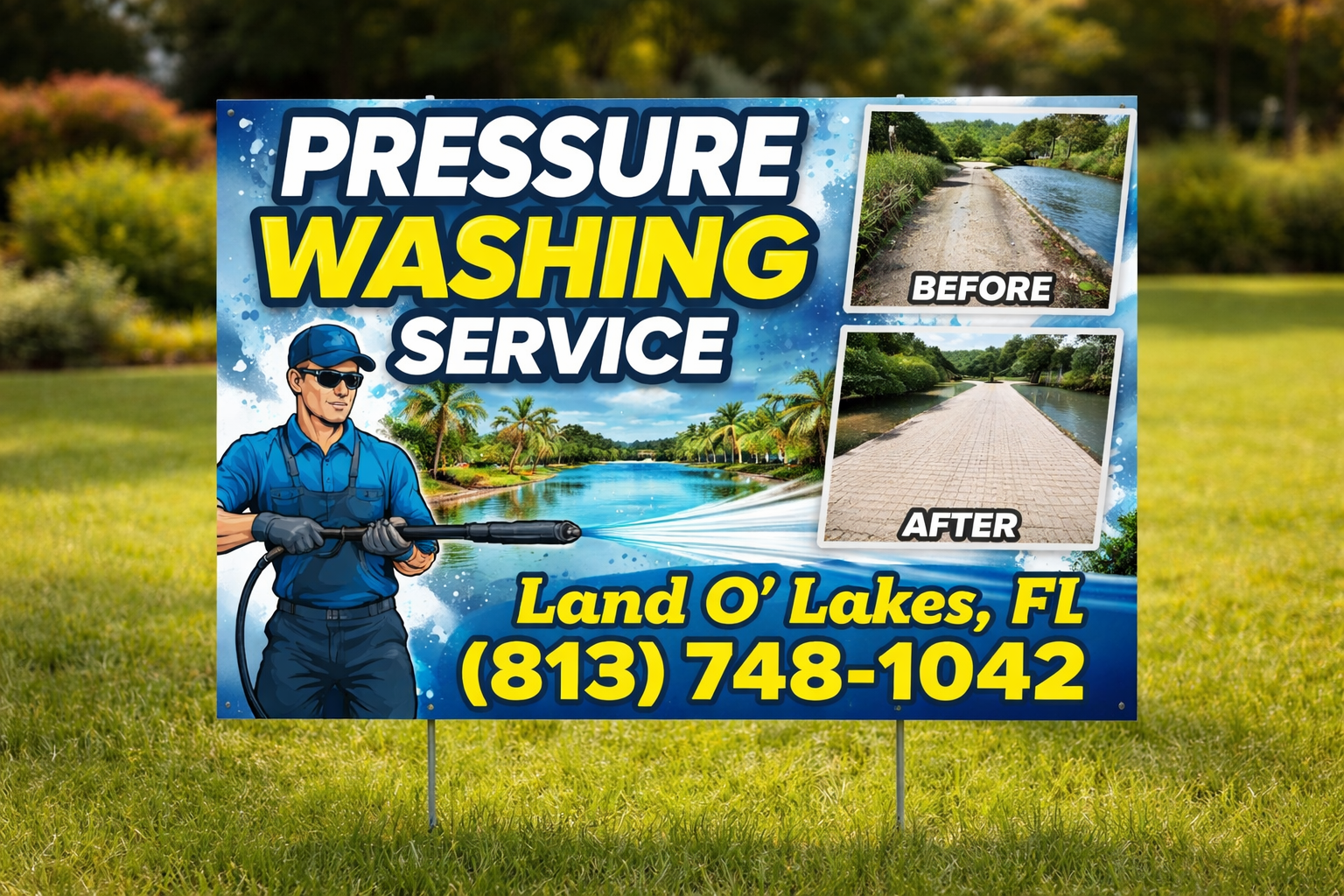 Professional Pressure Washing Service in Land O' Lakes—We Come Right to You
