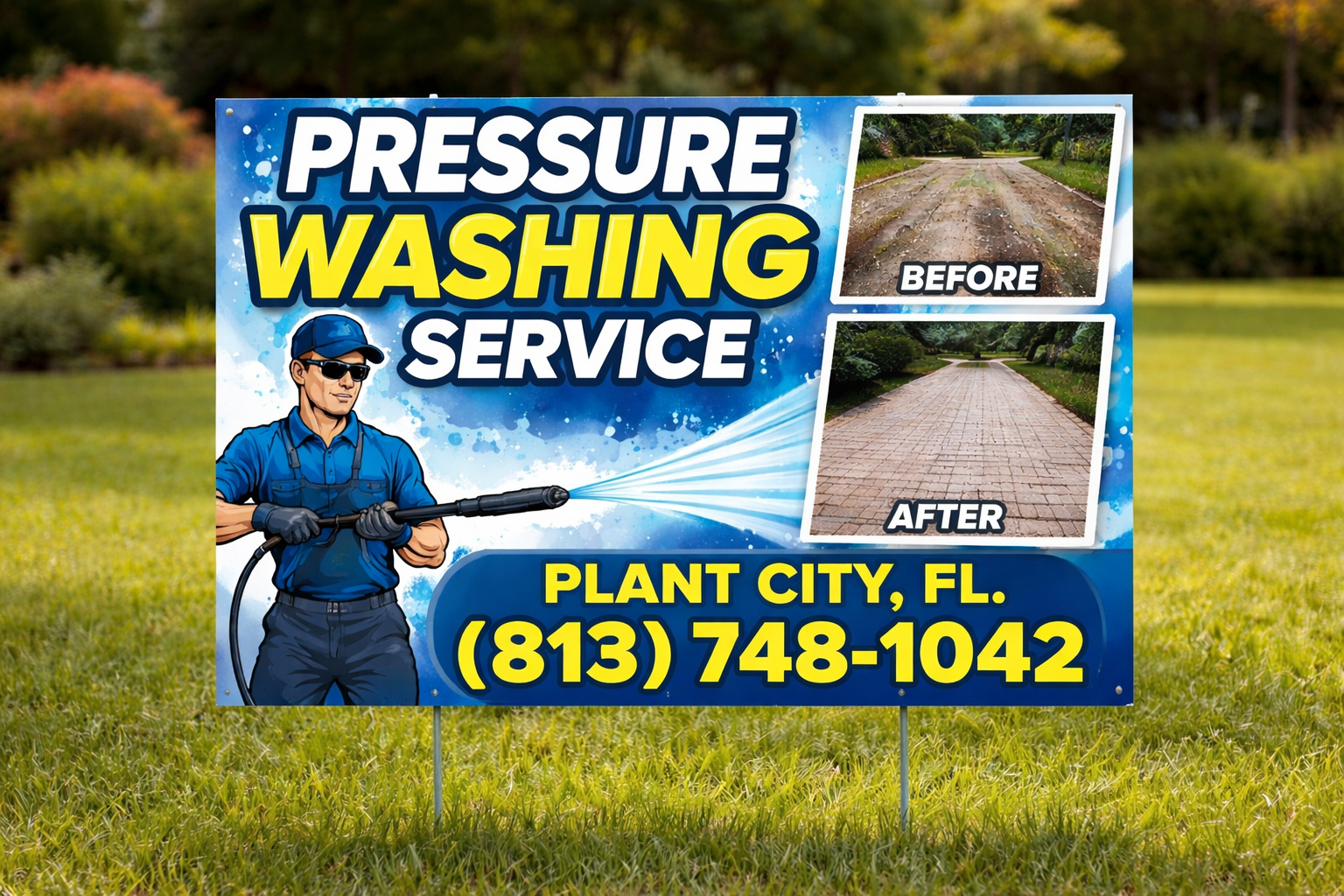 Get Spotless Pressure Washing Service in Plant City—We Come Right to You