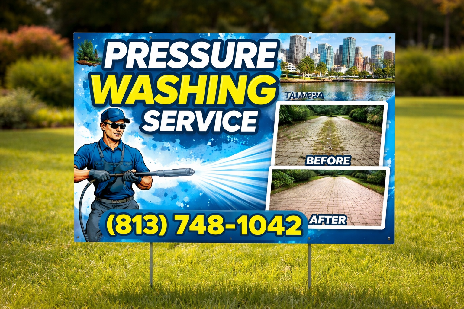 Get Professional Pressure Washing Service in Tampa—We Come Right to You
