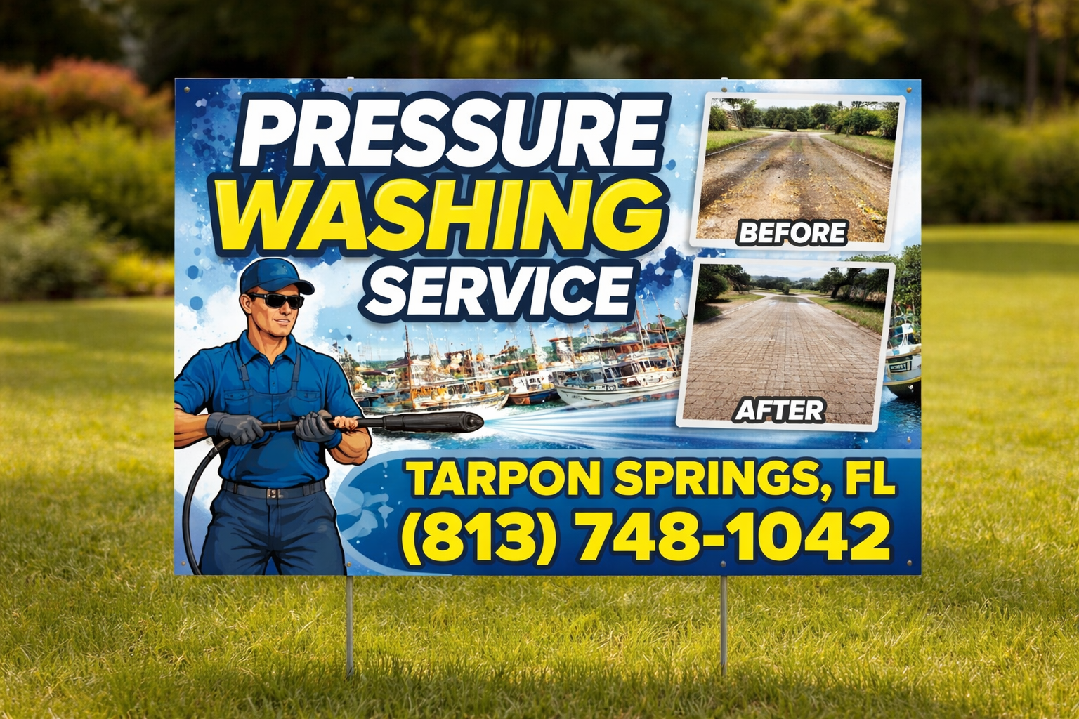 Tarpon Springs Pressure Washing Service: Restore Your Property's Curb Appeal Effortlessly