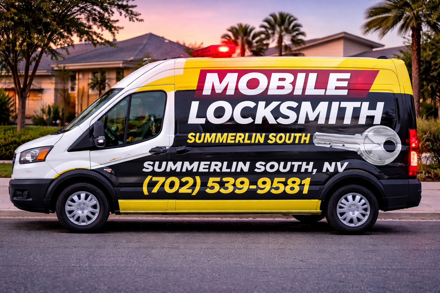 Mobile Locksmith Las Vegas in Summerlin South: We Come Right to Your Door