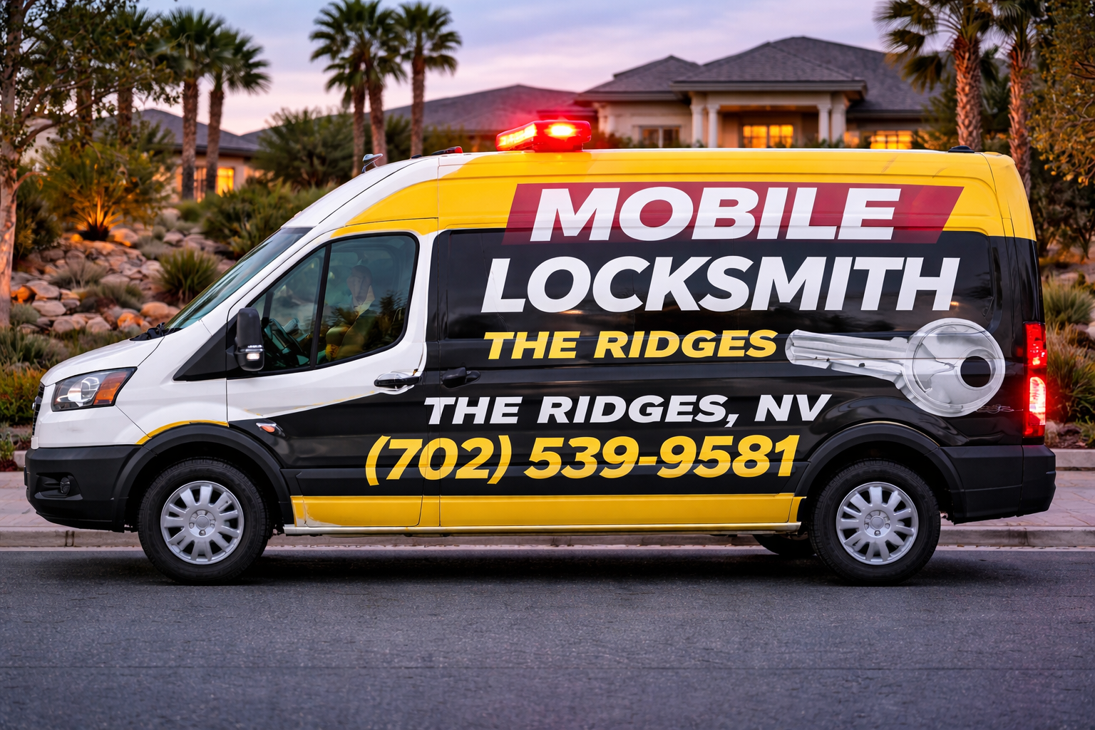 Mobile Locksmith Las Vegas in The Ridges: We Come Right to Your Door