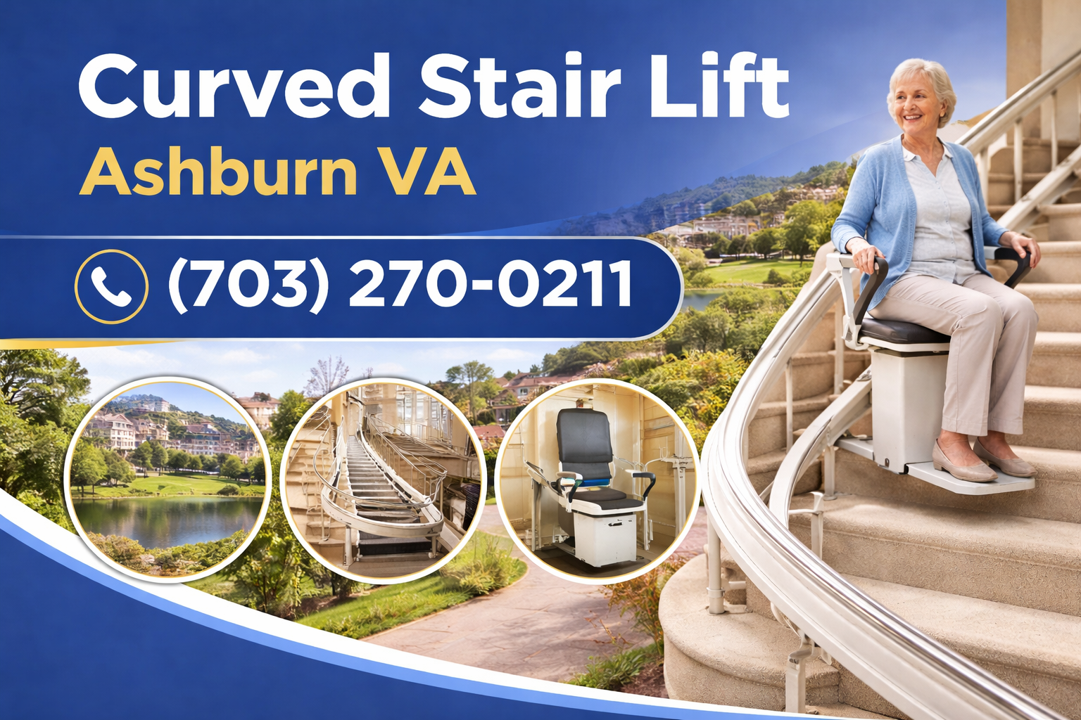 Regain Your Independence on Curved Staircases in Ashburn Regain Your Independence on Curved Staircases in Ashburn
