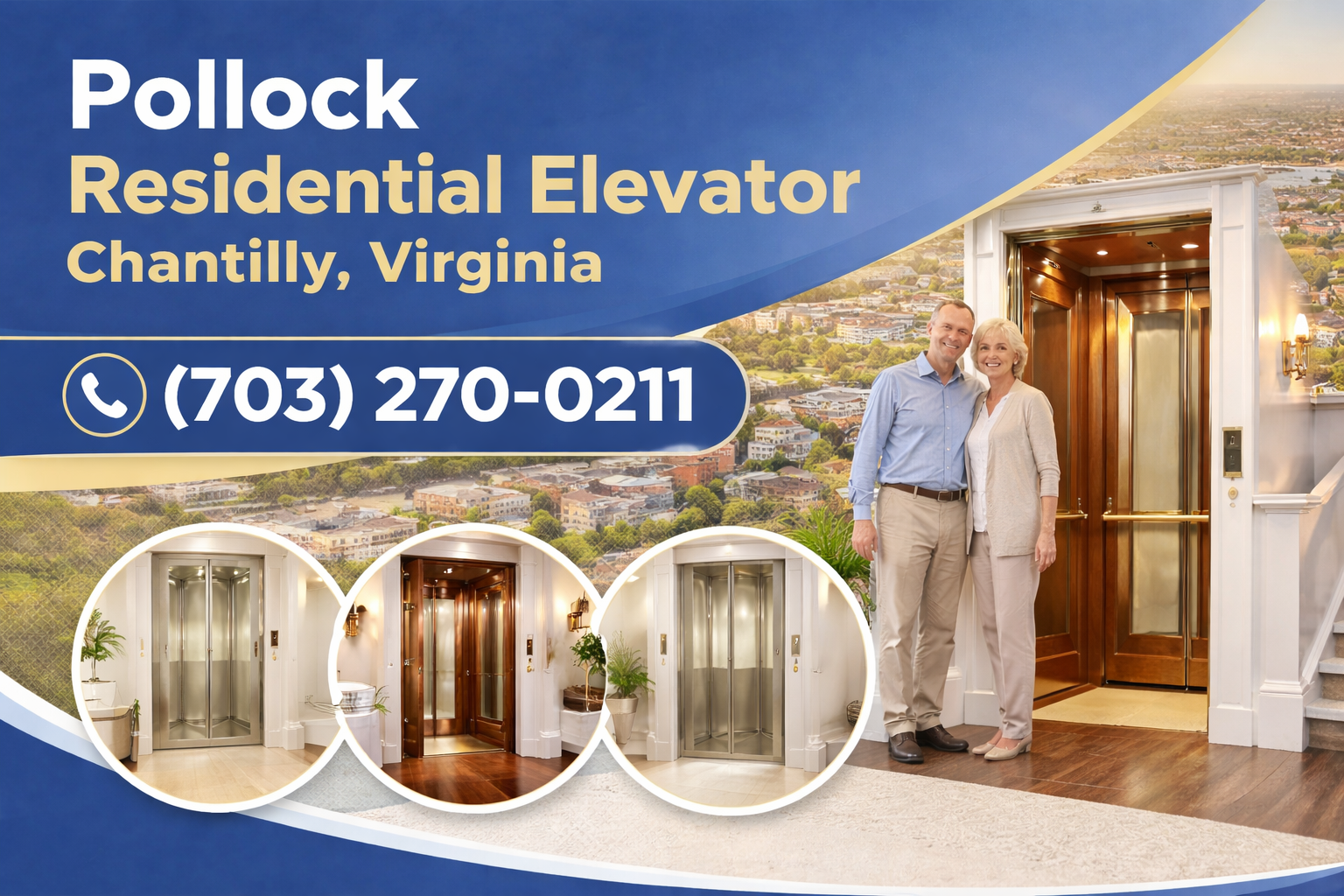 A Private Pollock Residential Elevator in Chantilly—Right in Your Home A Private Pollock Residential Elevator in Chantilly—Right in Your Home