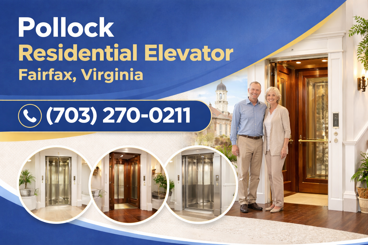 Add Smooth, Safe Vertical Access to Your Fairfax Home with a Pollock Residential Elevator