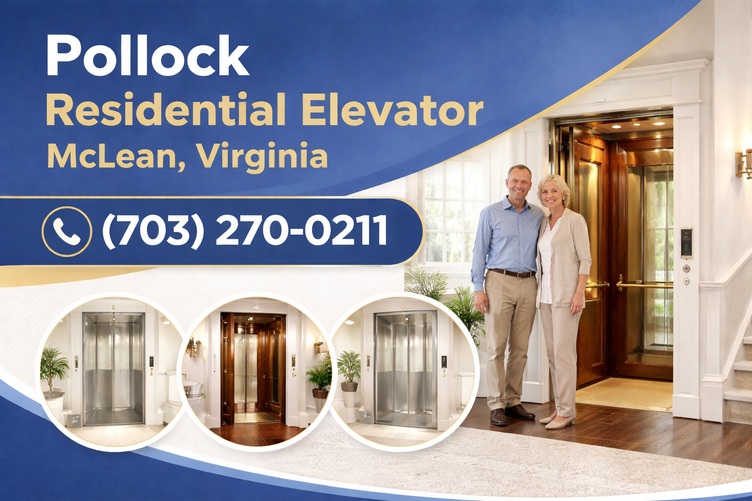 Pollock Residential Elevator Installation in McLean, VA Pollock Residential Elevator Installation in McLean, VA