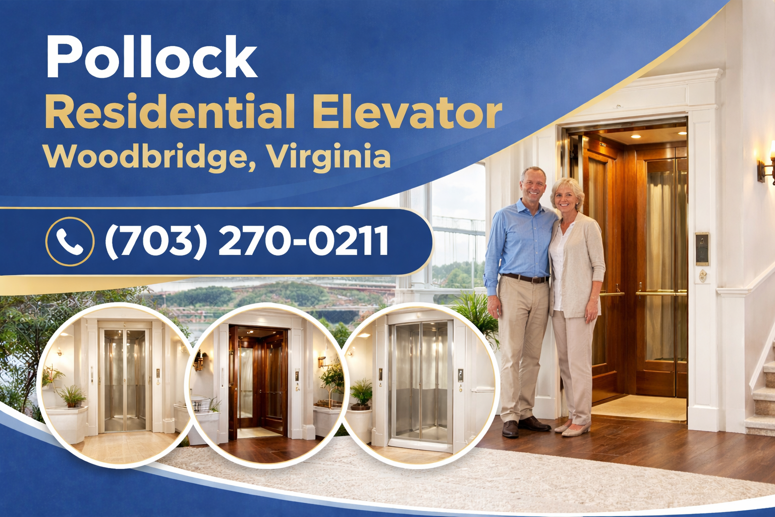 Get Back to Every Floor of Your Woodbridge Home with a Pollock Residential Elevator