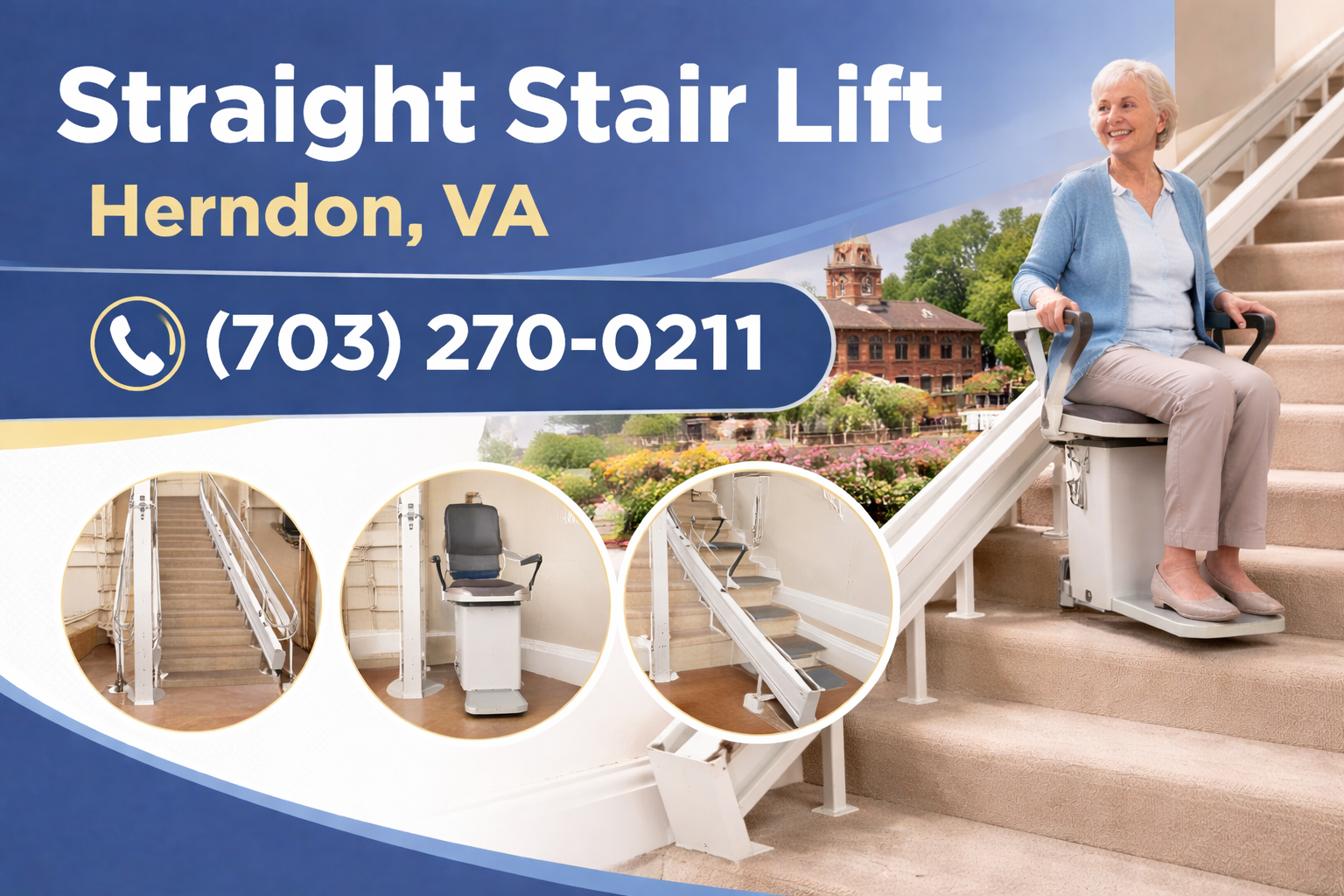 Straight Stair Lifts in Herndon: Regain Your Freedom at Home Straight Stair Lifts in Herndon: Regain Your Freedom at Home