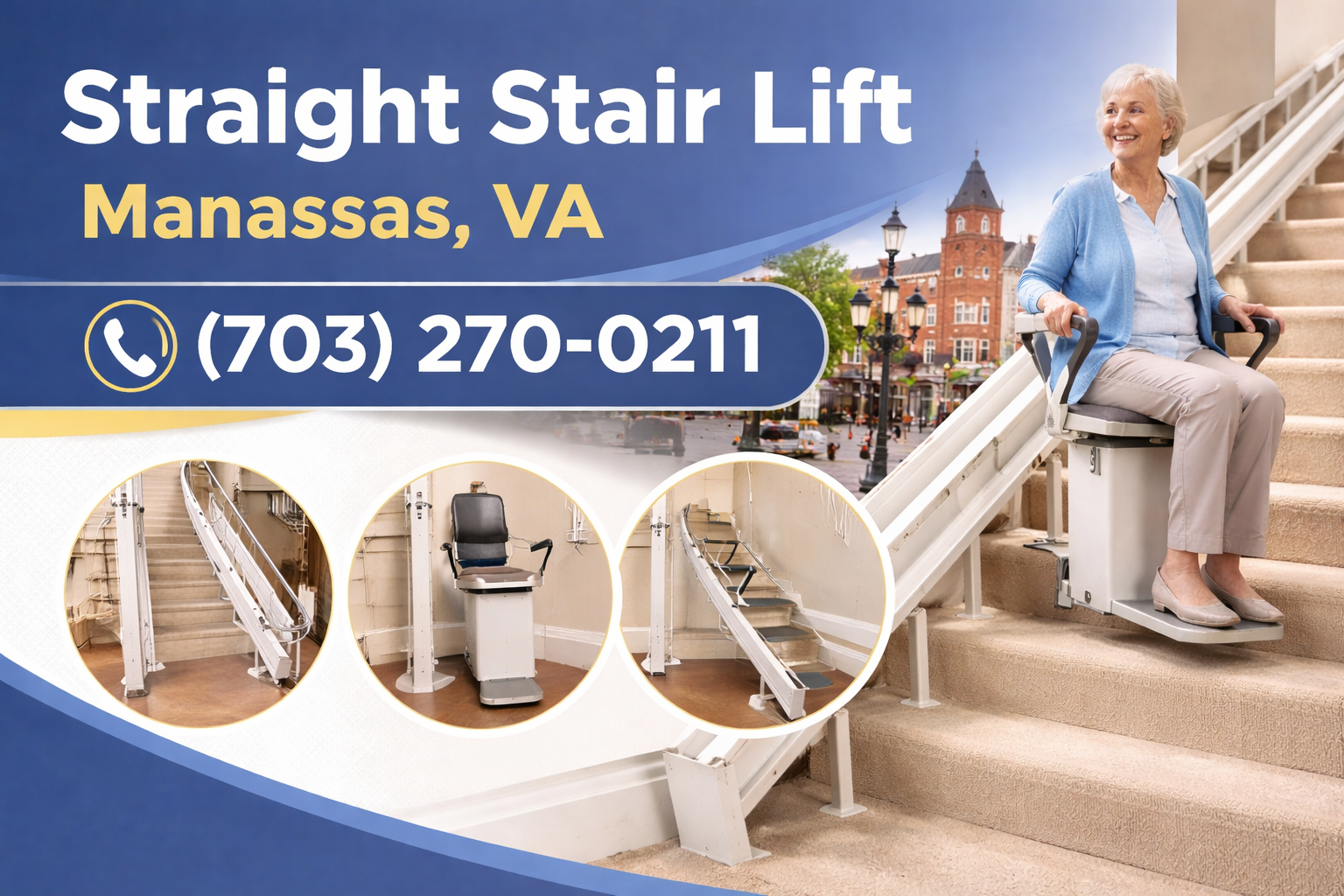 Get Your Manassas Stairs Back with a Reliable Straight Stair Lift