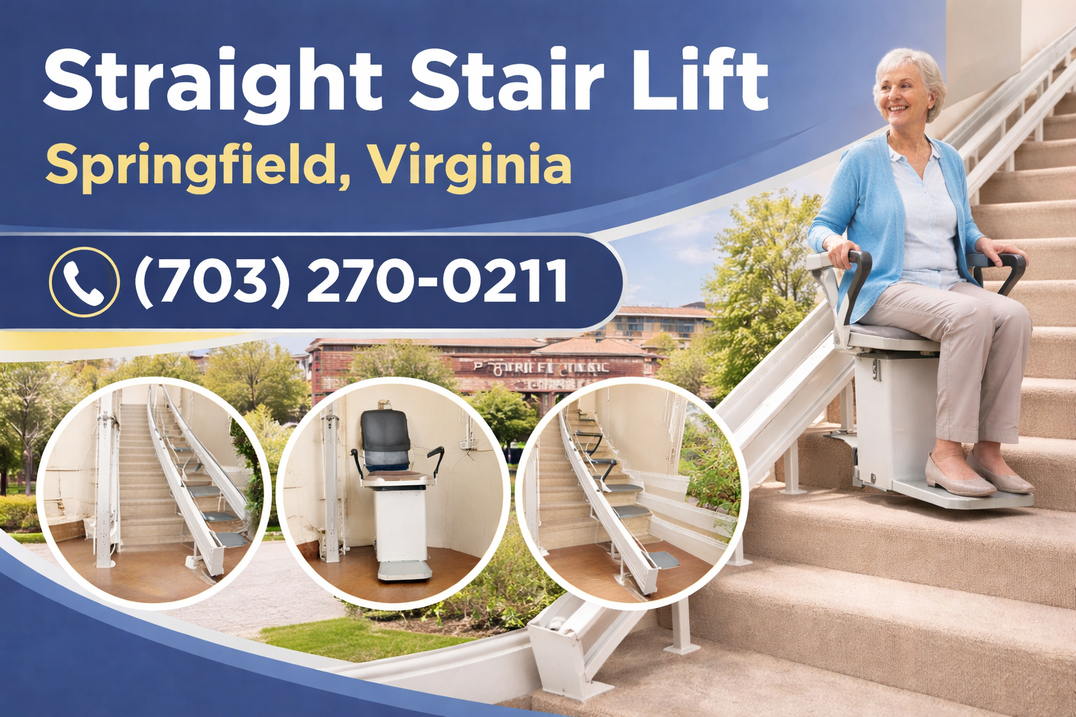 Straight Stair Lifts in Springfield: Your Stairs, Your Freedom Straight Stair Lifts in Springfield: Your Stairs, Your Freedom