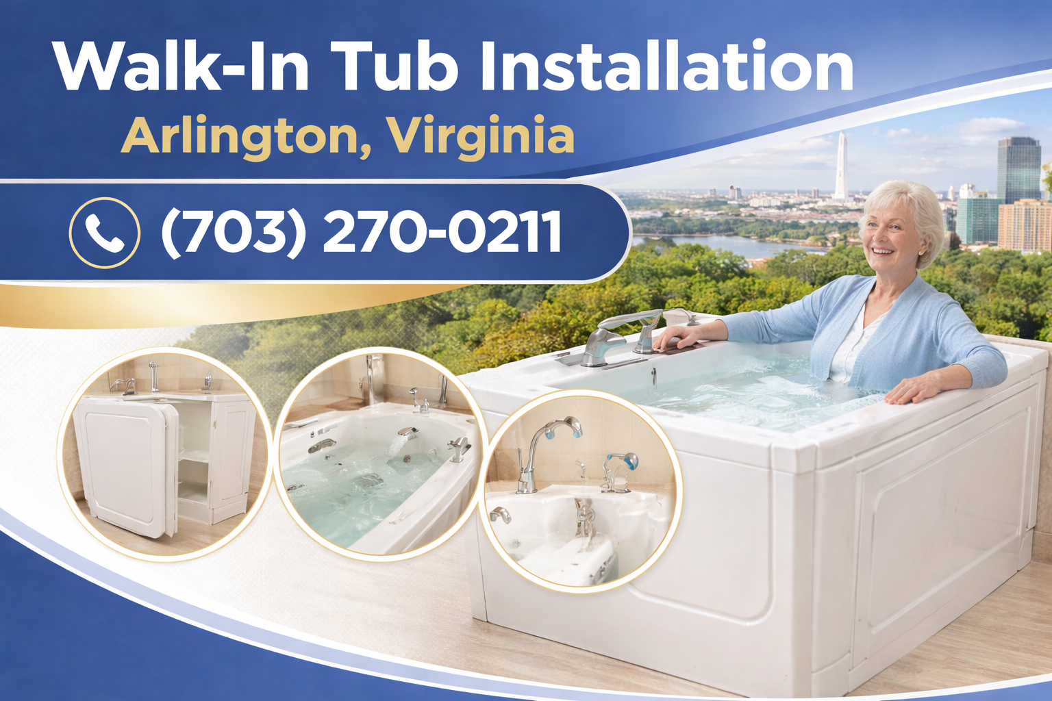 Walk-In Tub Installation in Arlington: Safe, Soothing, and Right at Home Walk-In Tub Installation in Arlington: Safe, Soothing, and Right at Home