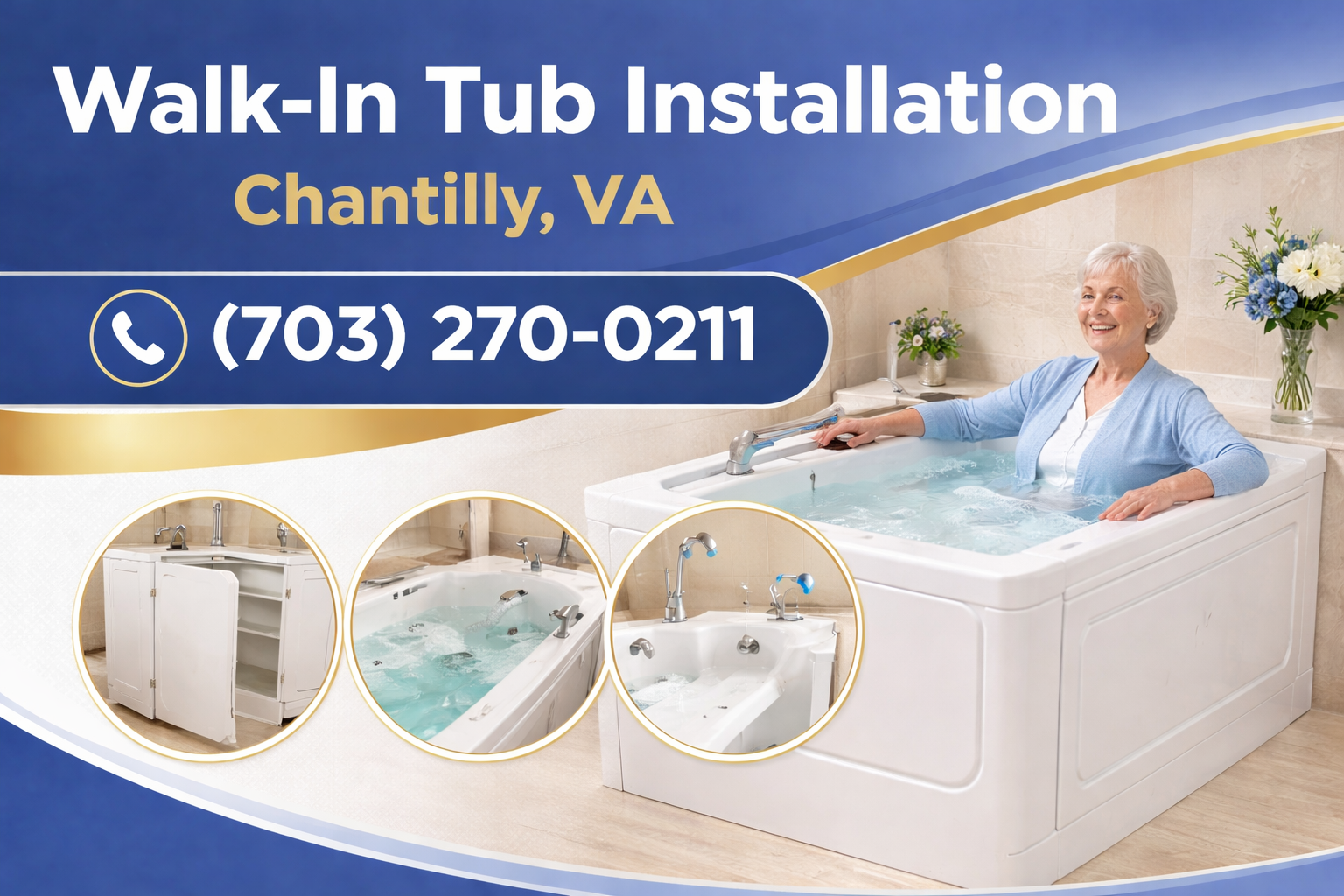Walk-In Tub Installation in Chantilly: Safe, Accessible Bathing at Home Walk-In Tub Installation in Chantilly: Safe, Accessible Bathing at Home