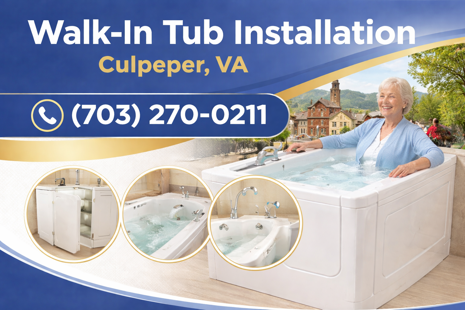 Walk-In Tubs in Culpeper: Safer Bathing, Installed Right at Your Home