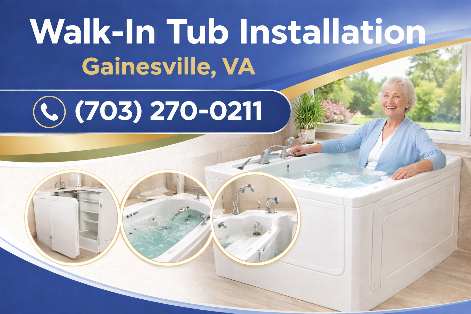 Walk-In Tub Installation in Gainesville: Bathe Safely, Independently, and Without Worry