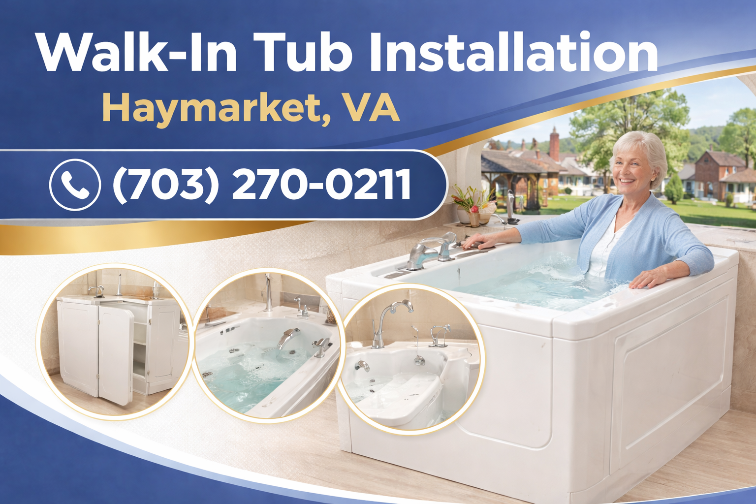 Walk-In Tub Installation in Haymarket: Safe, Comfortable Bathing Without the Step