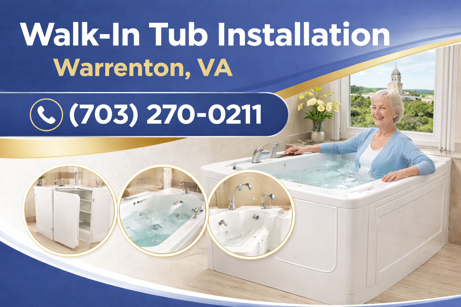 Enjoy a Safe, Independent Bath Again: Walk-In Tub Installation for Warrenton Homes