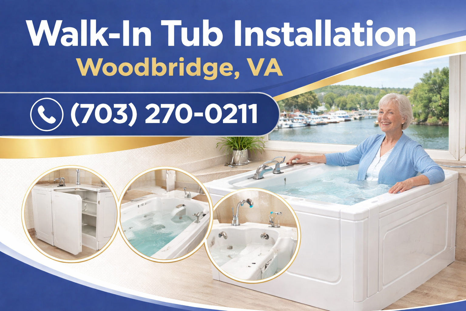 Safe, Comfortable Bathing in Woodbridge—Without the Risk of Stepping Over Safe, Comfortable Bathing in Woodbridge—Without the Risk of Stepping Over