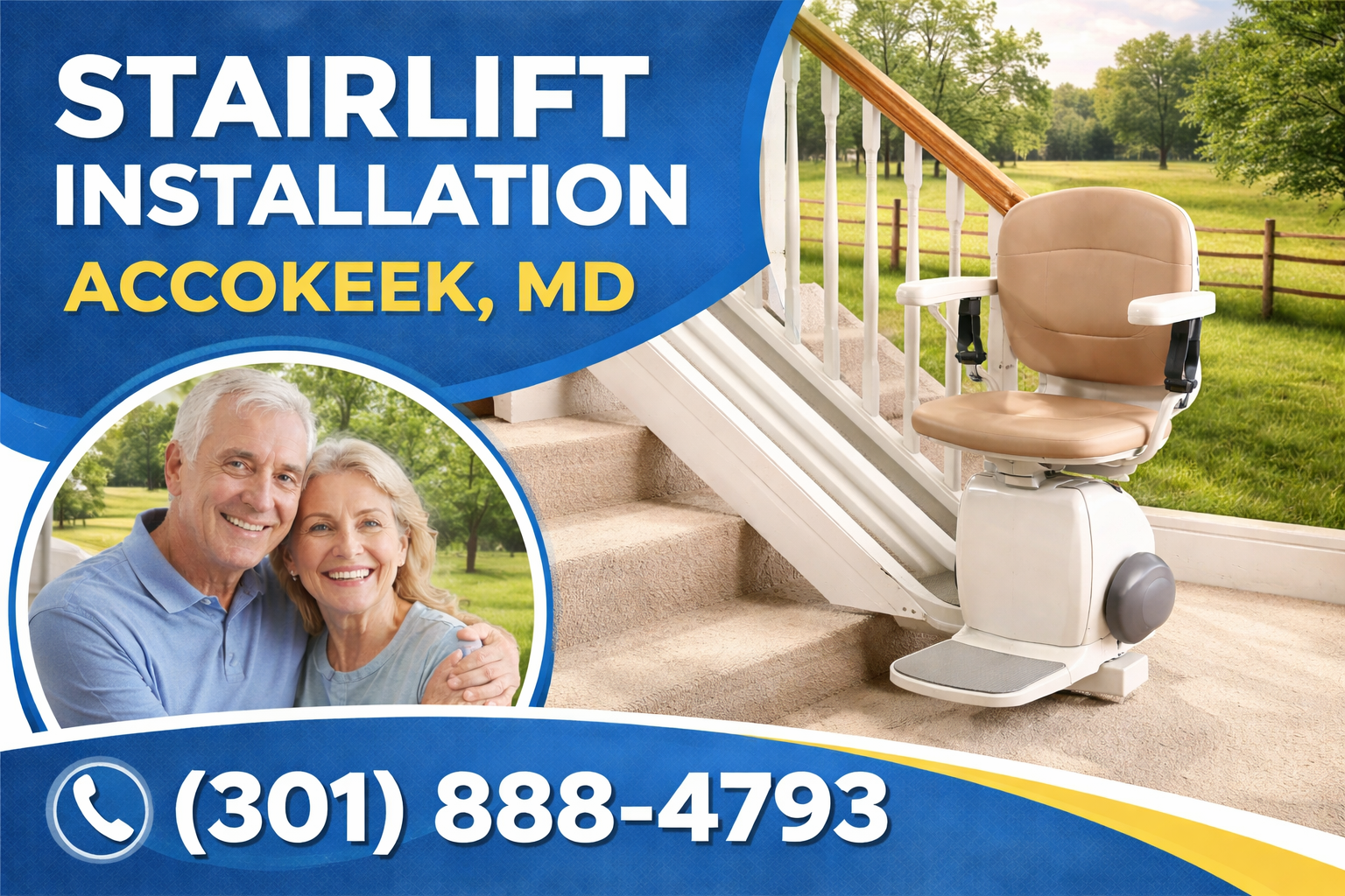 Get Your Accokeek Home Moving Again with a Straight Stairlift