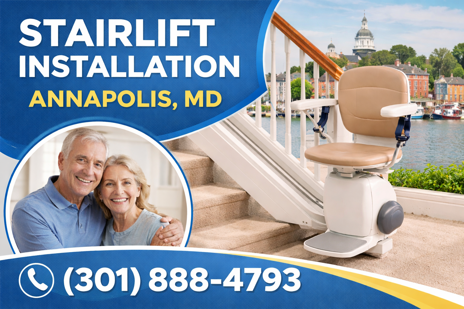 Stairlift Installation in Annapolis: Reclaim Your Home's Freedom Stairlift Installation in Annapolis: Reclaim Your Home's Freedom