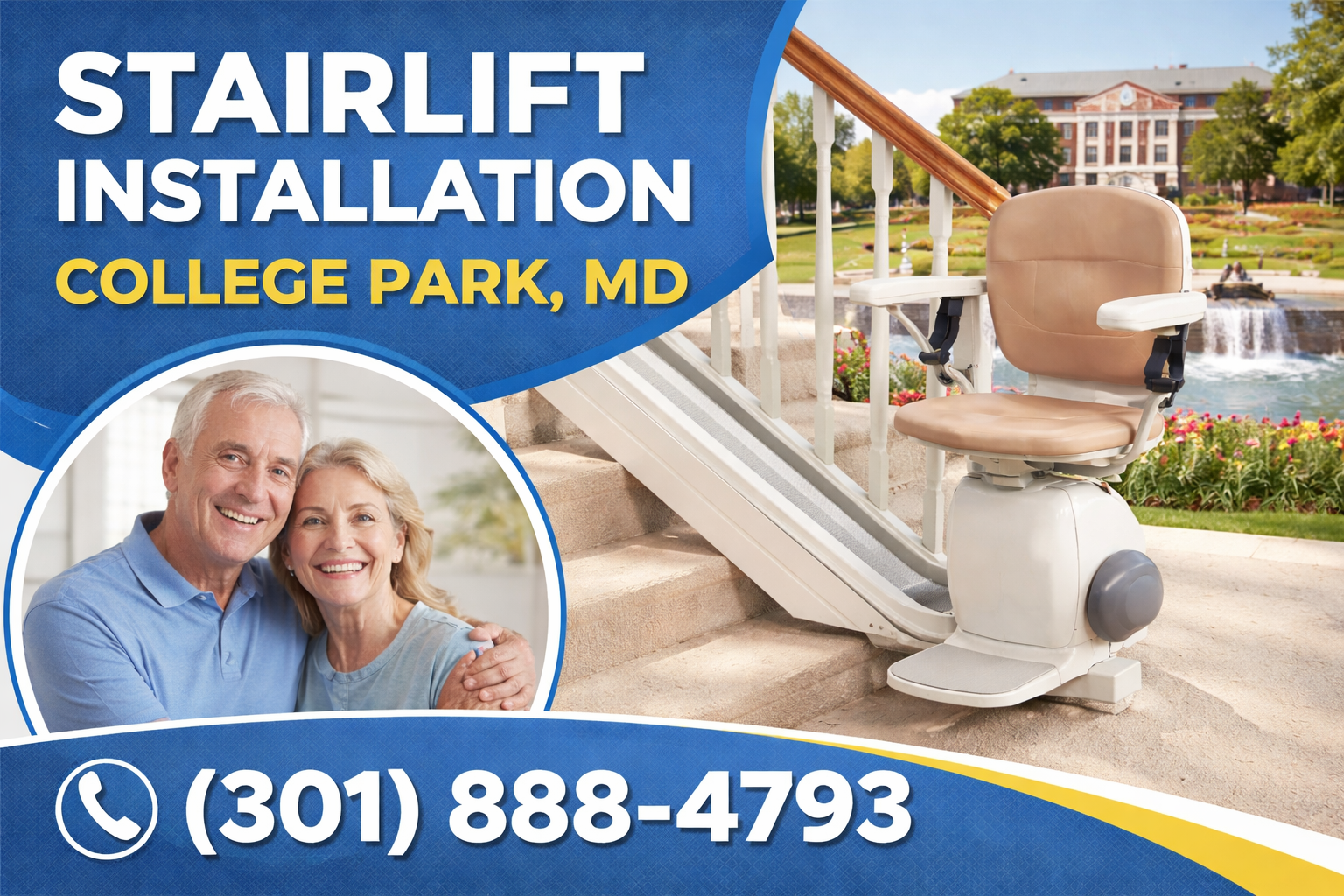 Stairlift Installation in College Park: Access Your Whole Home Safely Stairlift Installation in College Park: Access Your Whole Home Safely