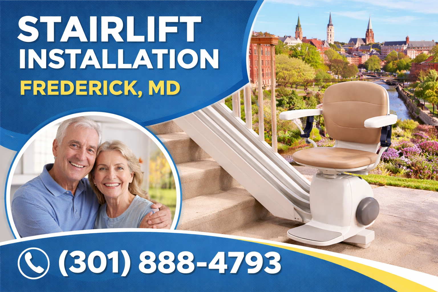 Get Back to Every Part of Your Frederick Home with a Safe, Custom-Fitted Stairlift Get Back to Every Part of Your Frederick Home with a Safe, Custom-Fitted Stairlift