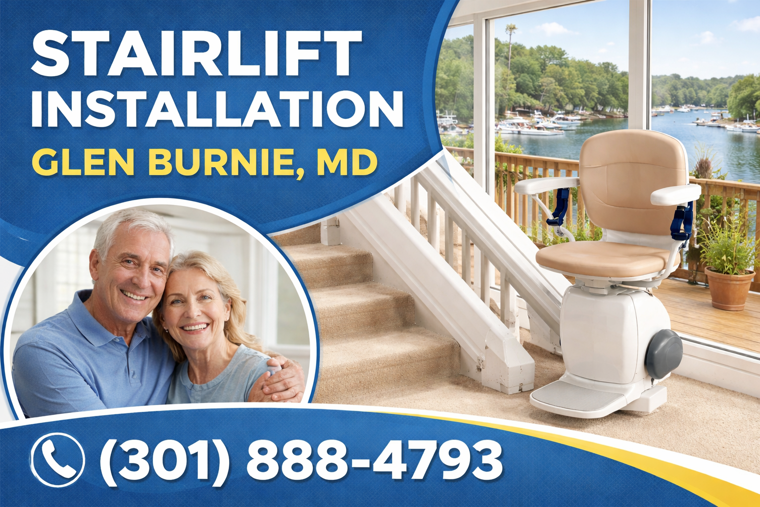 Glen Burnie Stairlift Installation: Get Back to Moving Freely Glen Burnie Stairlift Installation: Get Back to Moving Freely