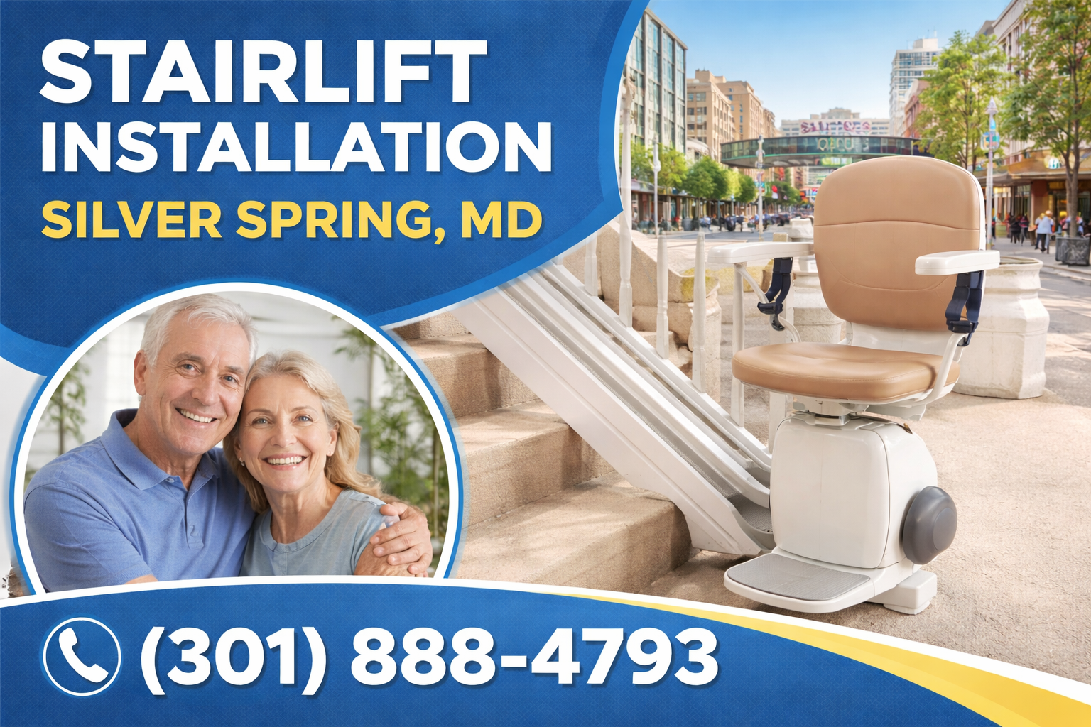Stay Independent at Home with a Stairlift in Silver Spring Stay Independent at Home with a Stairlift in Silver Spring