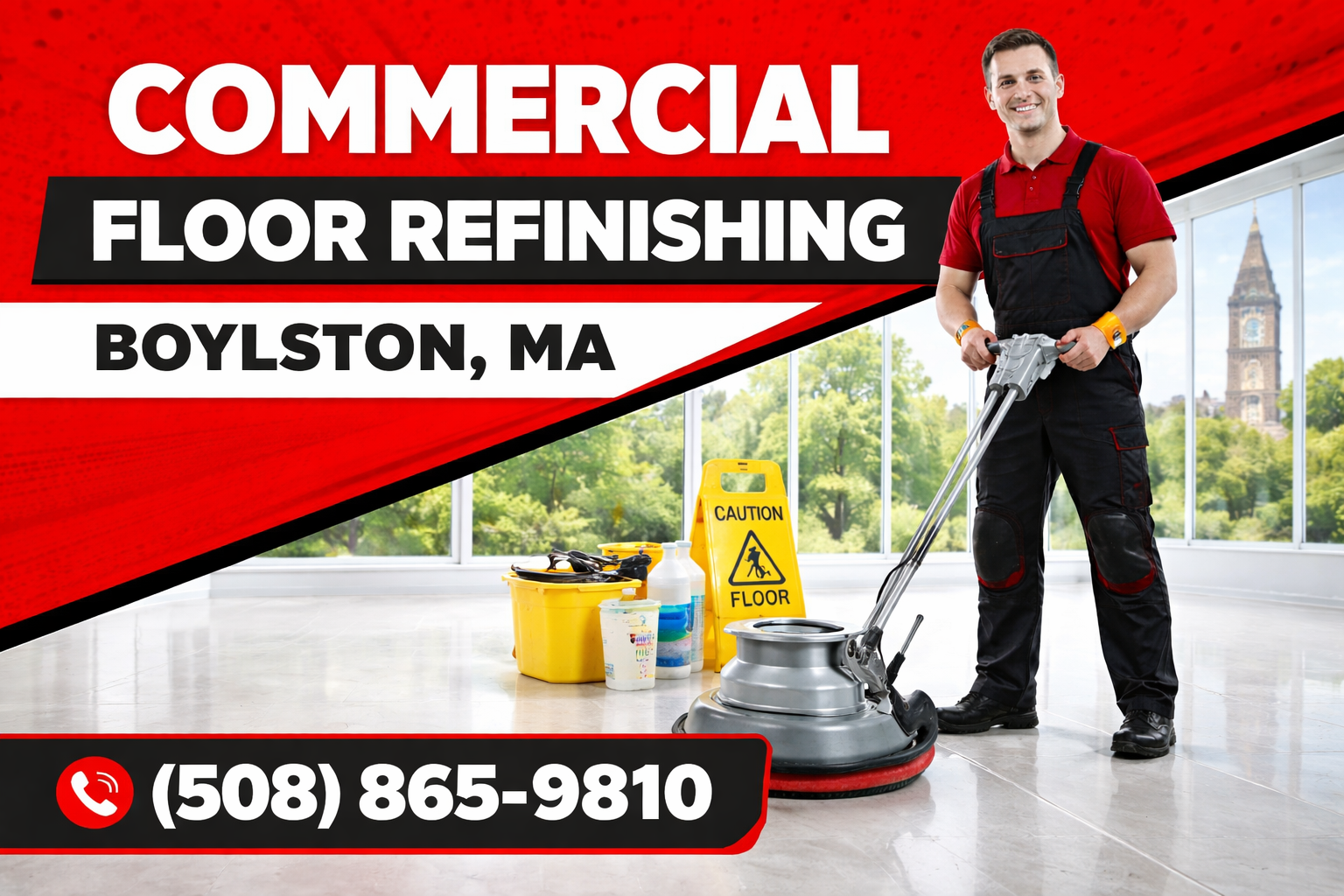Bring Back the Shine to Your Boylston Commercial Floors