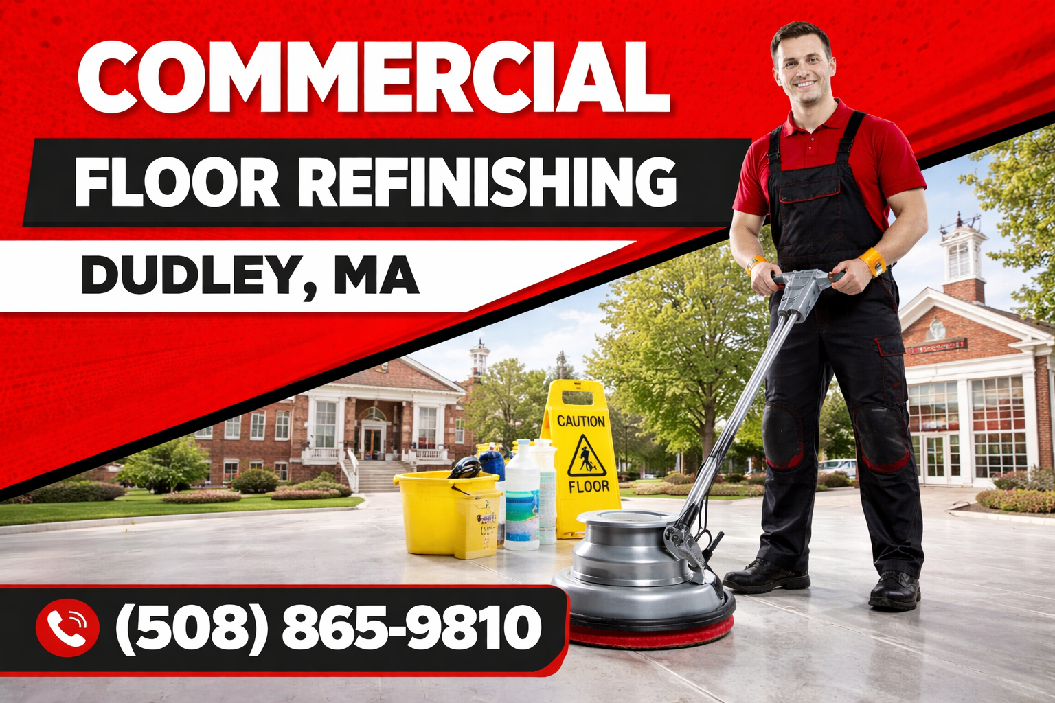 Commercial Floor Refinishing in Dudley That Brings Back the Shine