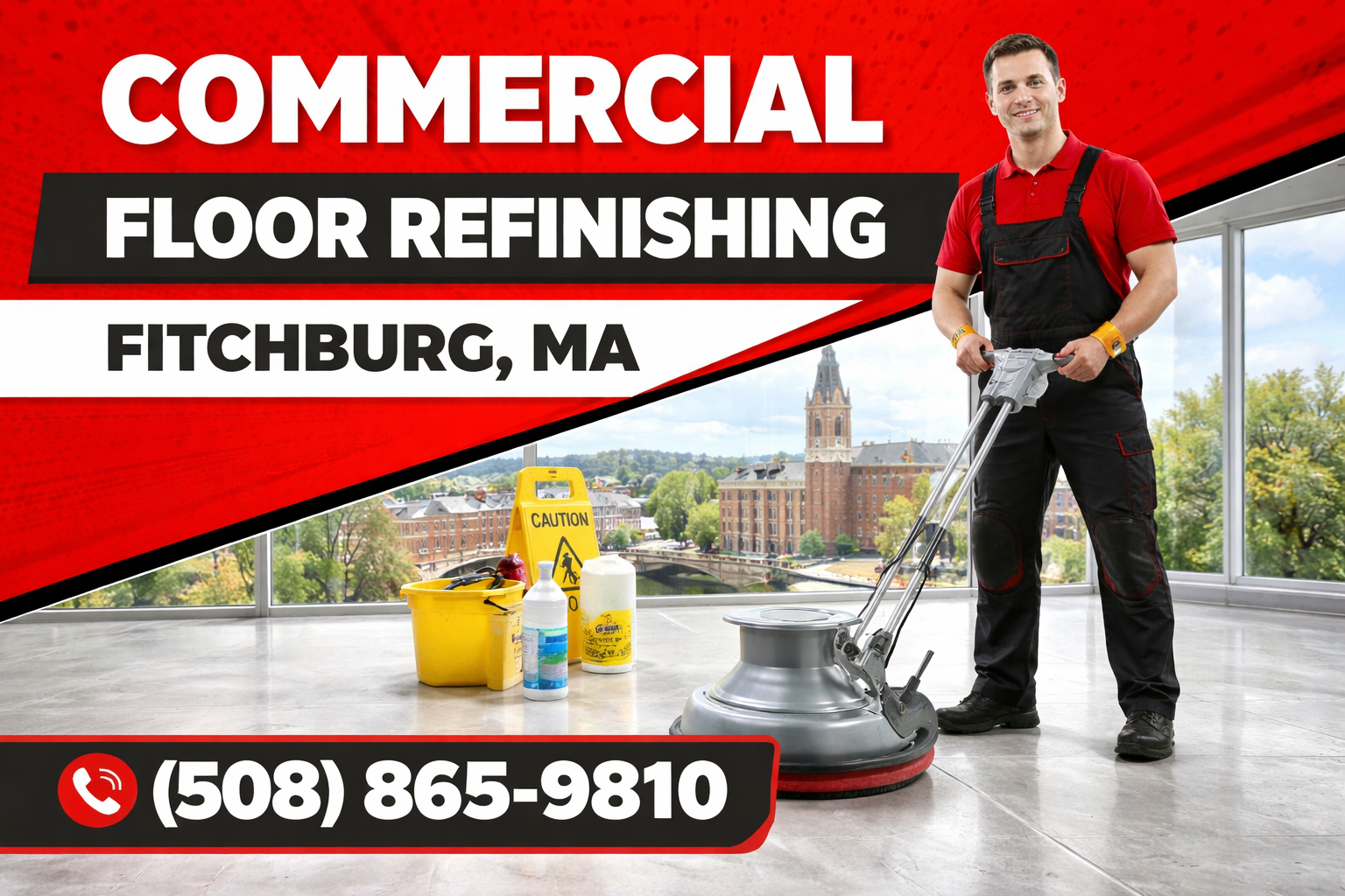 Commercial Floor Refinishing in Fitchburg That Makes Your Business Shine