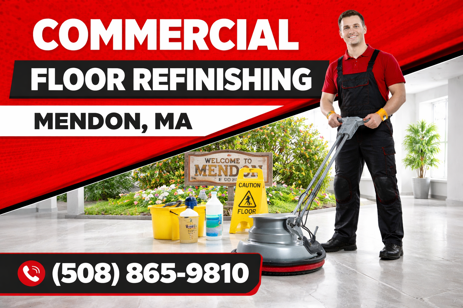 Bring Your Commercial Floors Back to Life in Mendon