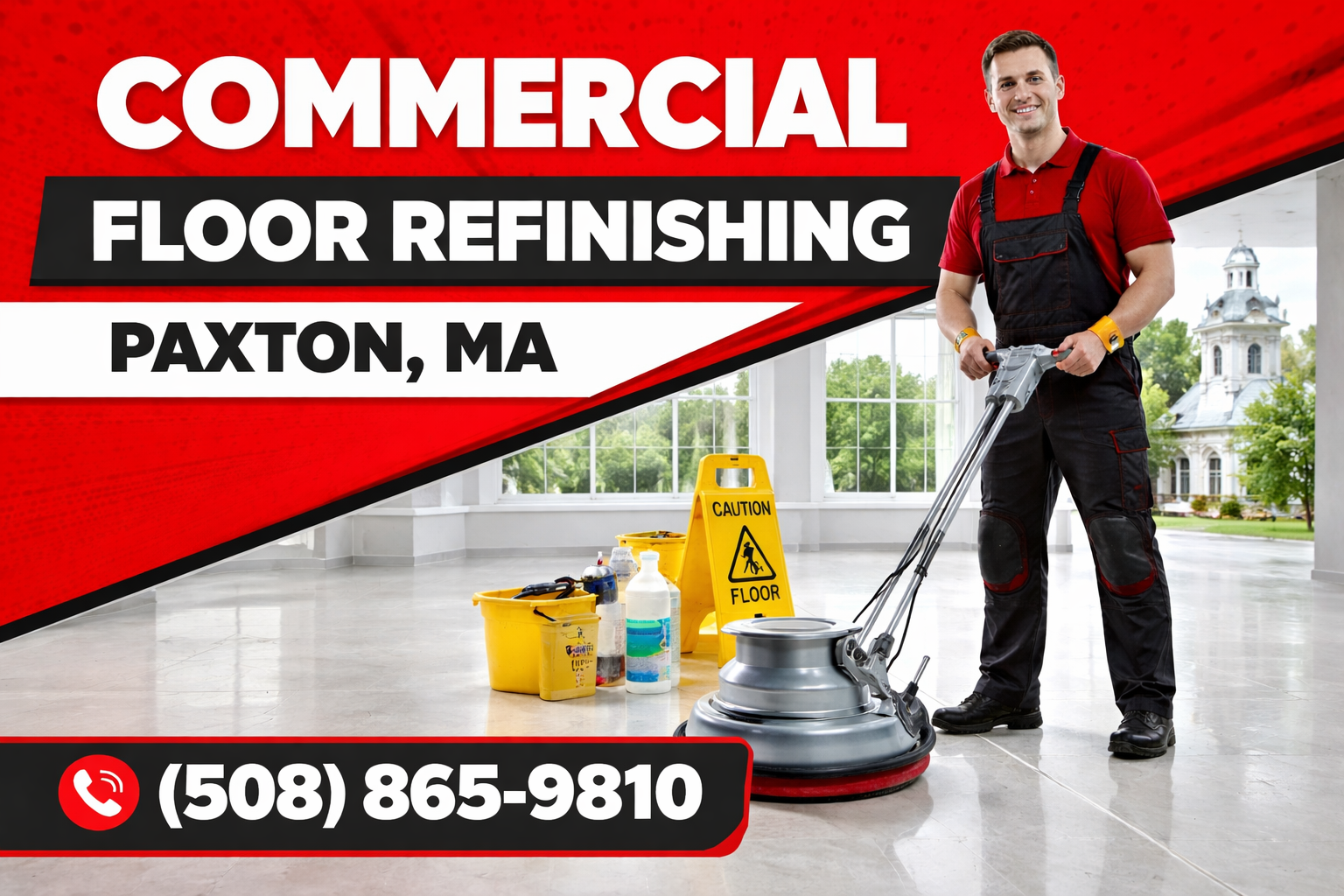 Commercial Floor Refinishing in Paxton: Restore Your Business's Shine