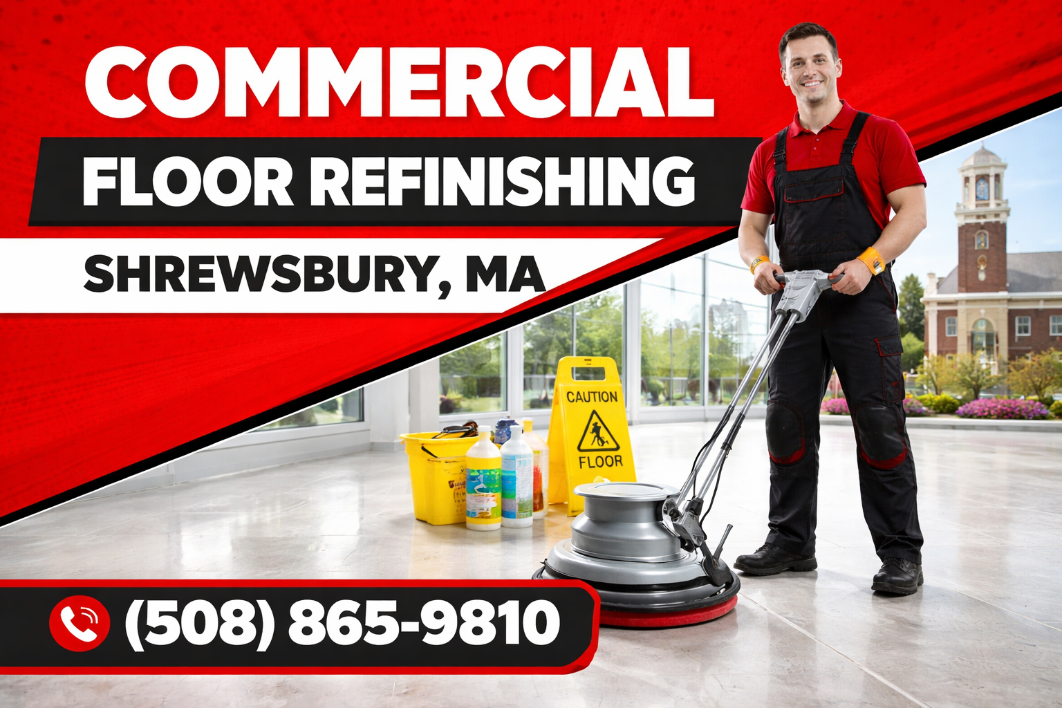 Bring Back the Shine to Your Shrewsbury Commercial Floors