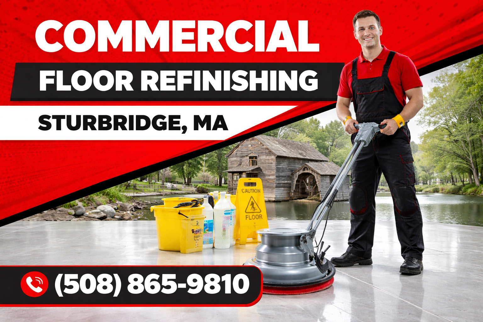 Bring Back the Shine to Your Sturbridge Commercial Floors