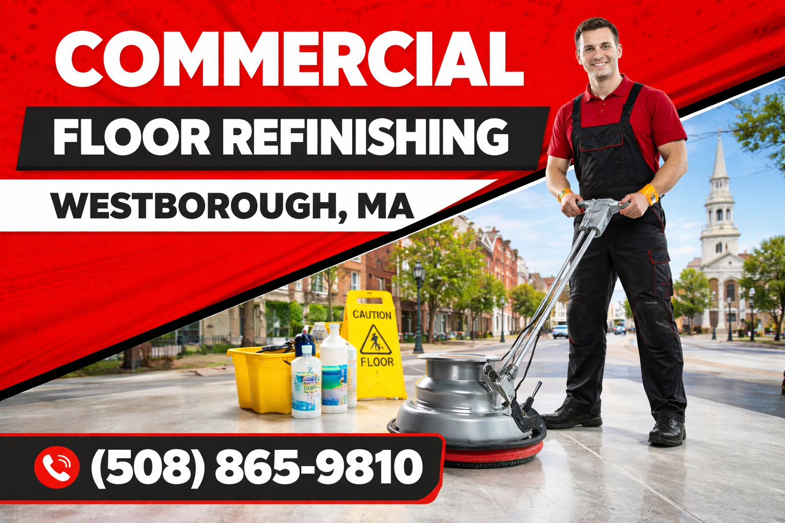 Bring Back the Shine: Commercial Floor Refinishing in Westborough