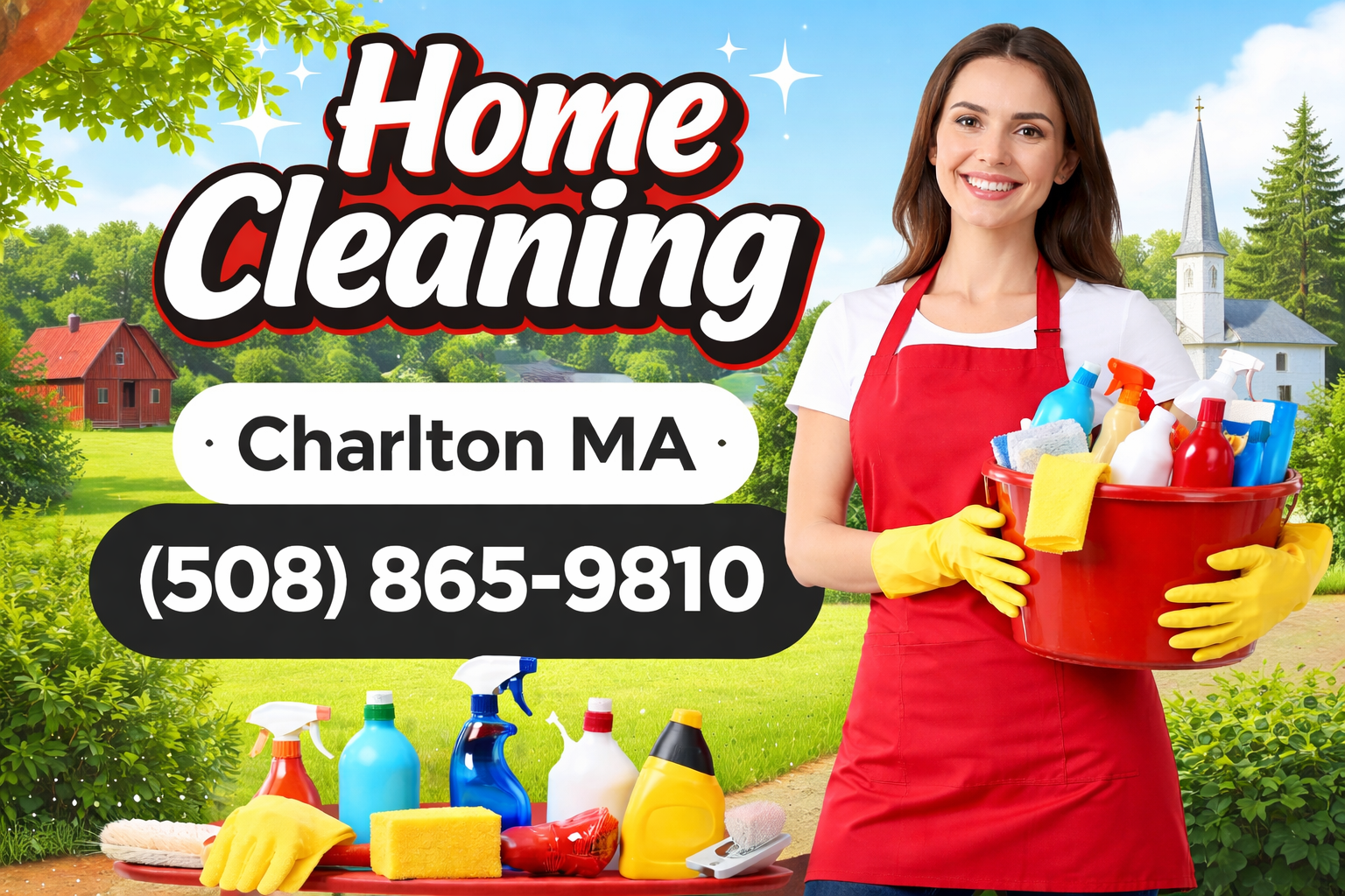 Spotless Home Cleaning in Charlton, MA – Flexible Service Your Way