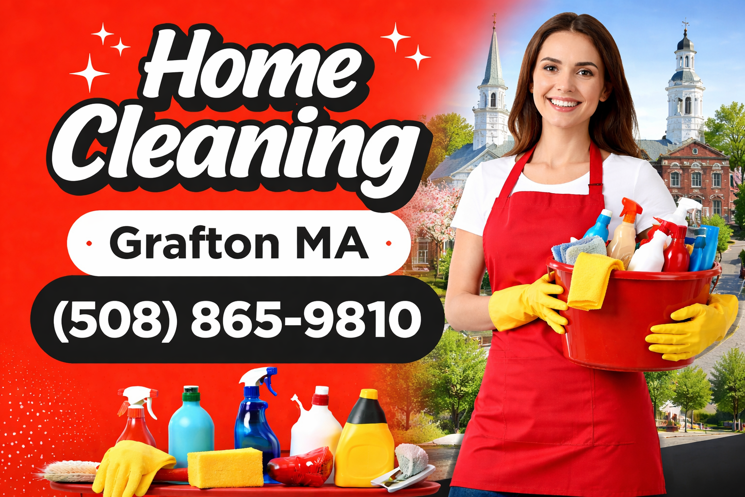 Spotless Home Cleaning in Grafton: We Come to You or Visit Us
