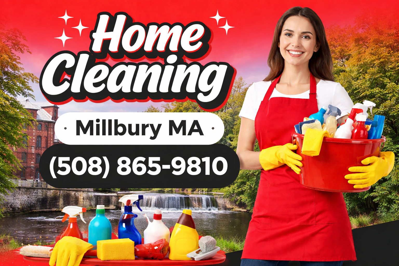 Spotless Home Cleaning in Millbury—Your Schedule, Your Way
