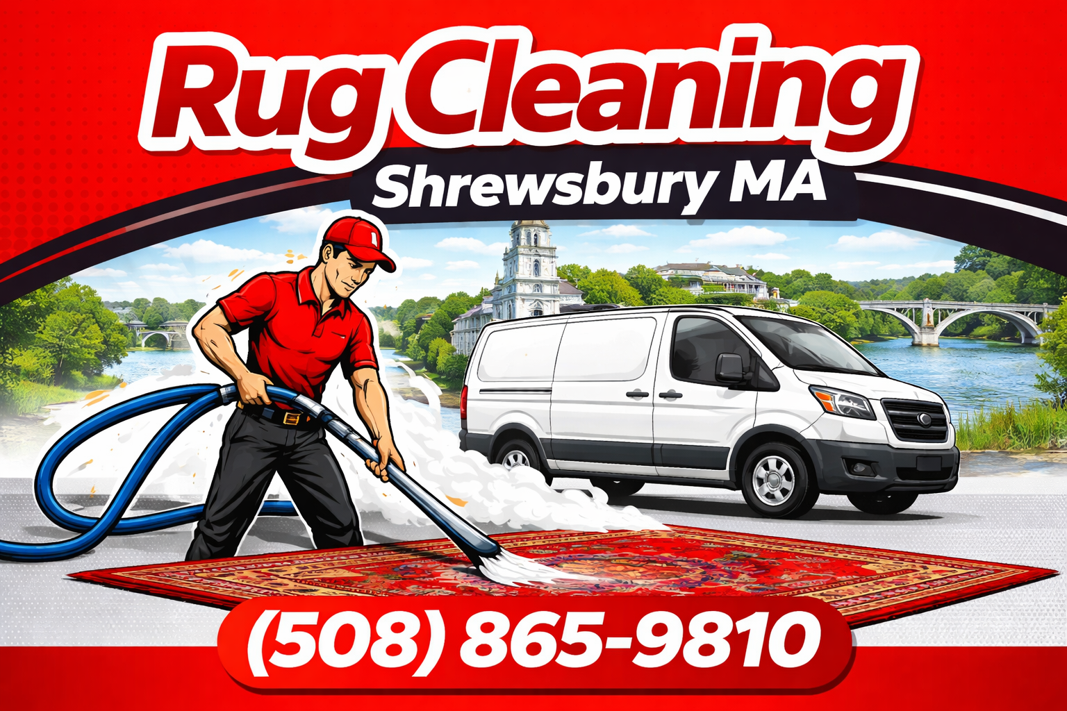 Professional Rug Cleaning in Shrewsbury—We Pick Up, Clean, and Deliver Back to You