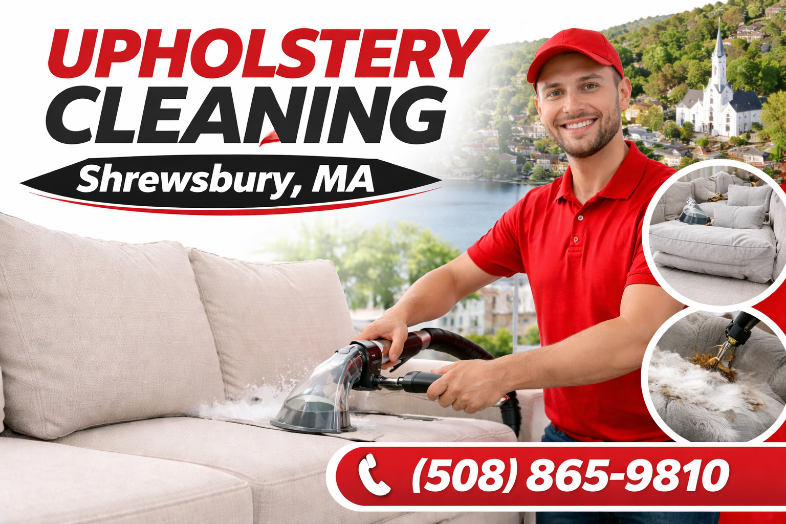 Professional Upholstery Cleaning in Shrewsbury