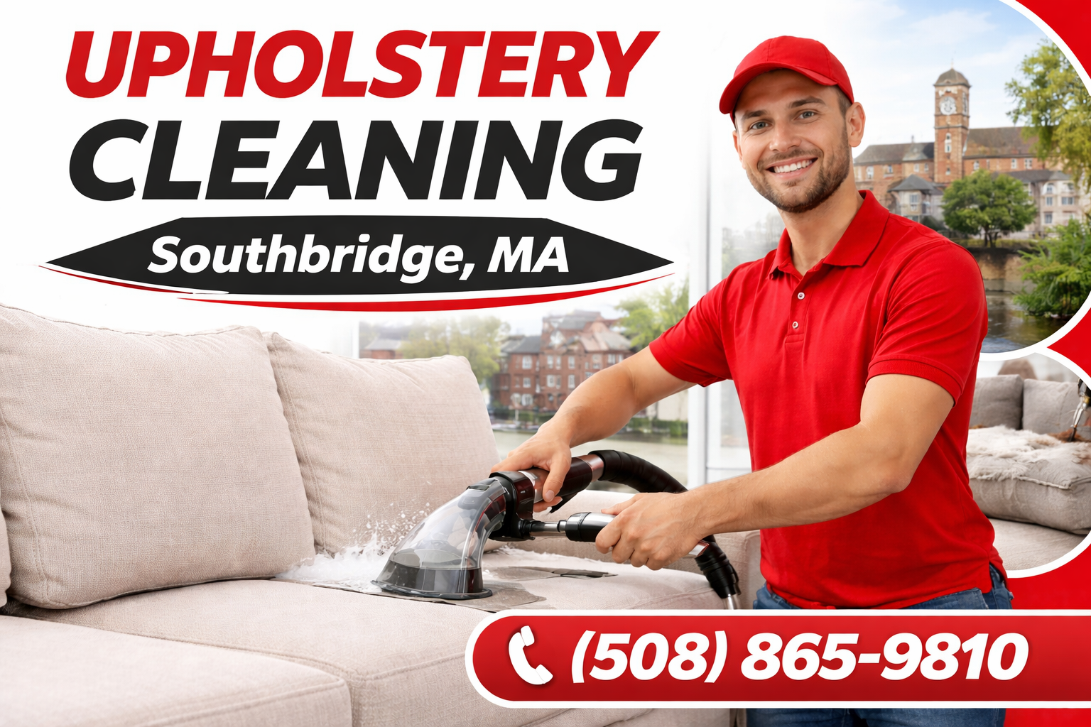 Professional Upholstery Cleaning in Southbridge, MA