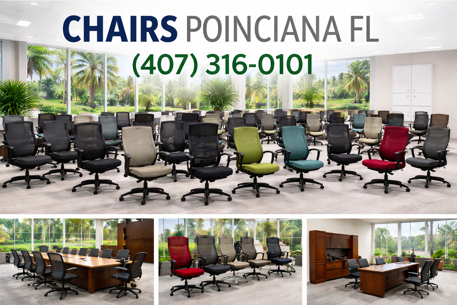 Better Office Chairs for Poinciana Homes and Offices