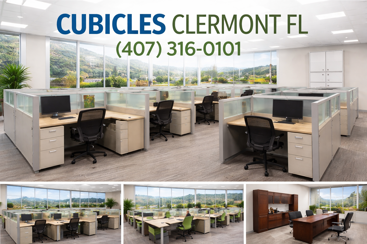 Custom Cubicles for Productive Clermont Offices