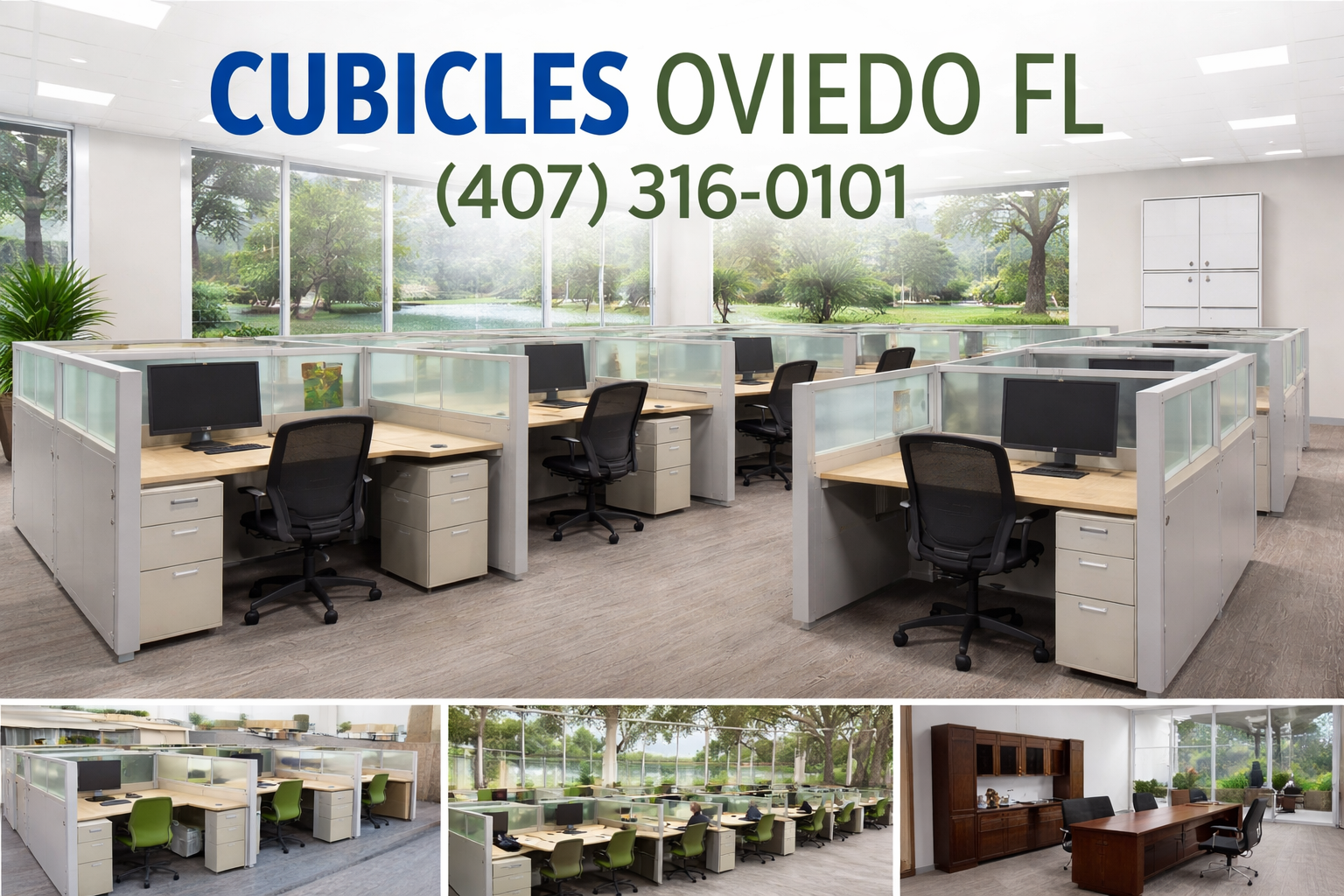 Custom Cubicles for Productive Offices in Oviedo