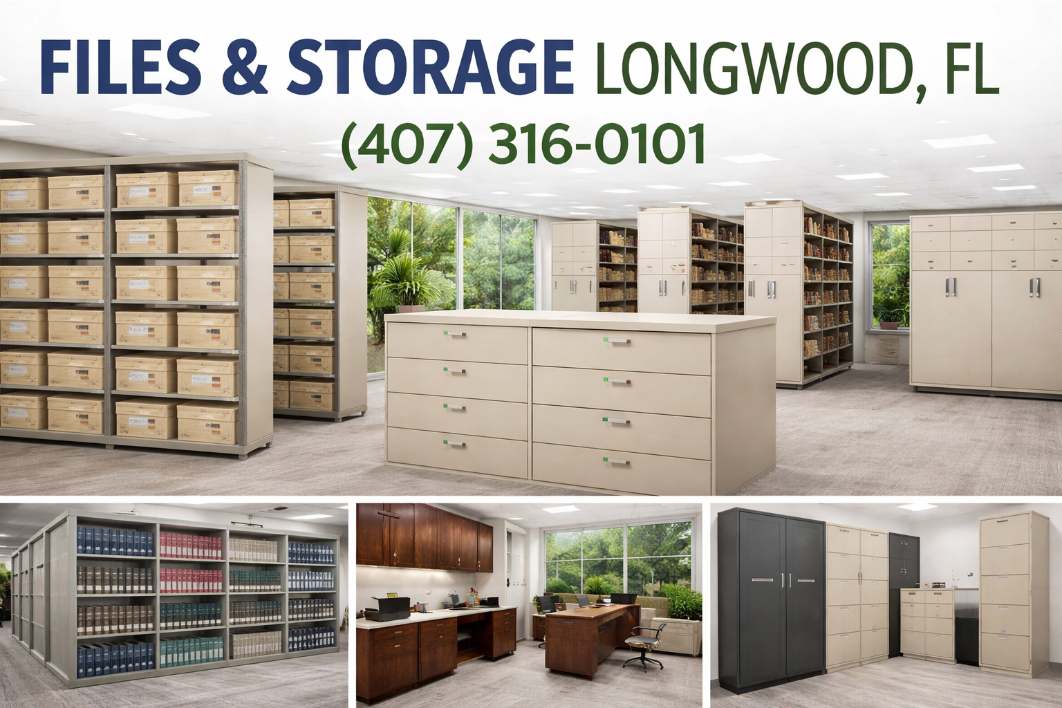 Tame Office Clutter with Files & Storage in Longwood