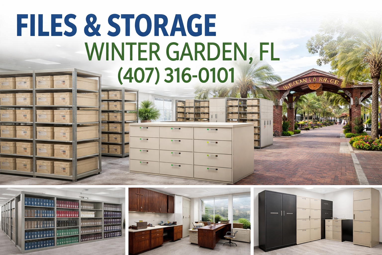 Get Organized: Files & Storage Solutions Tailored for Winter Garden Offices