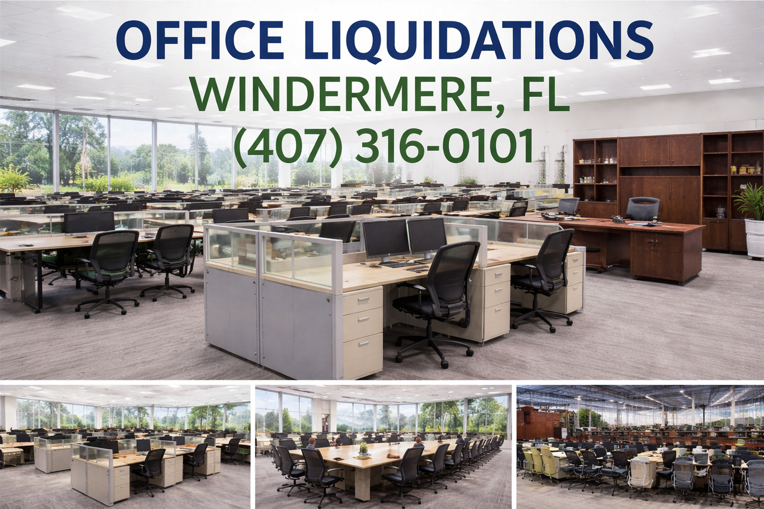Office Liquidations in Windermere: Turn Excess Furniture into Cash Fast