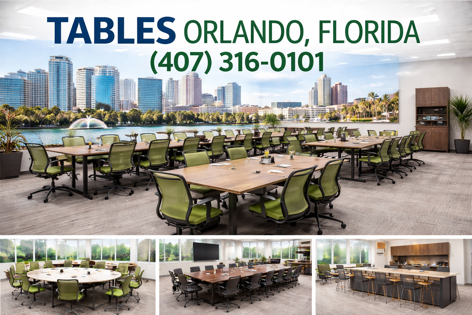 Perfect Tables for Your Orlando Workspace – Flexible Service Your Way
